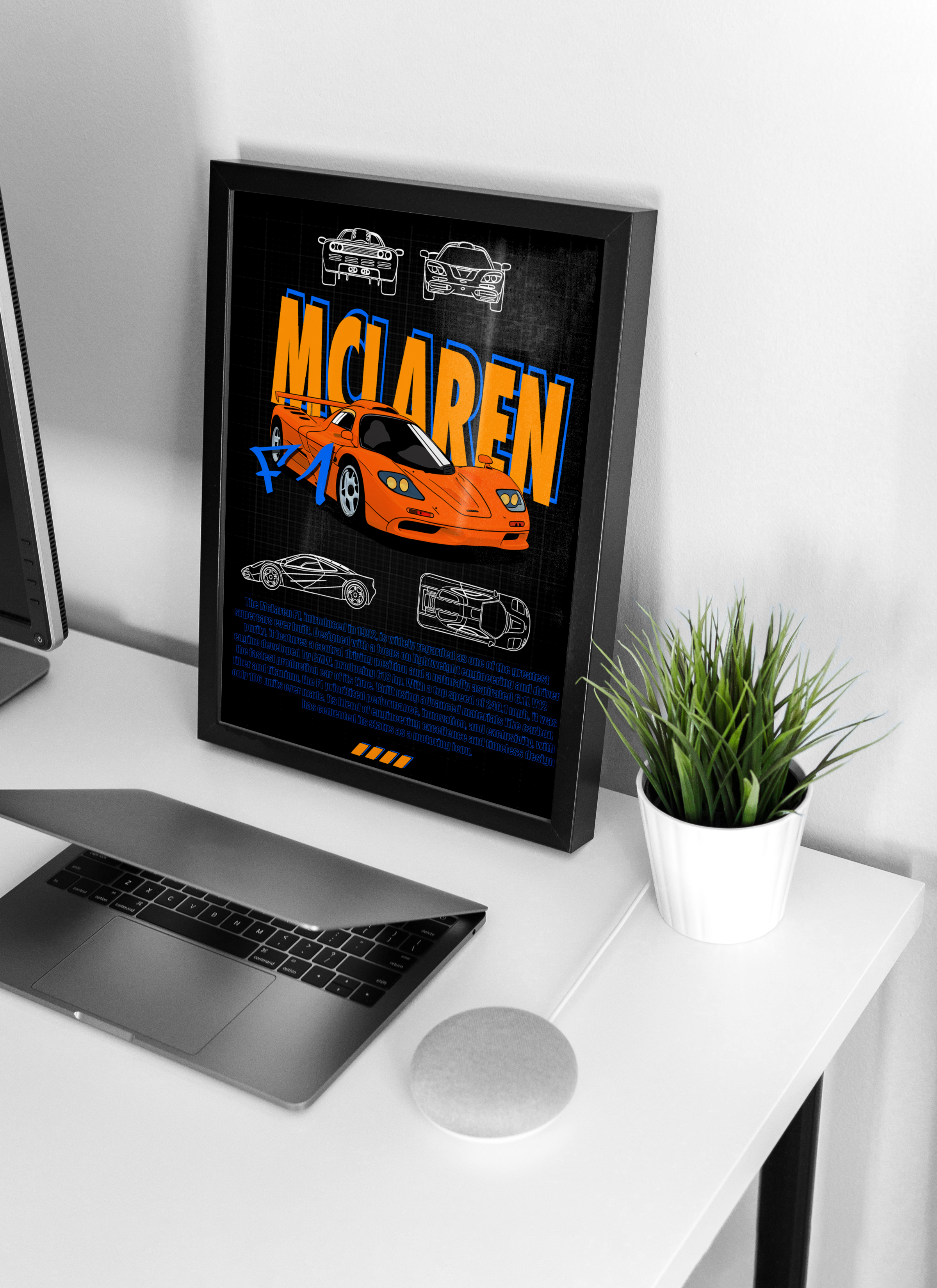 MCLAREN F1 BLUEPRINT