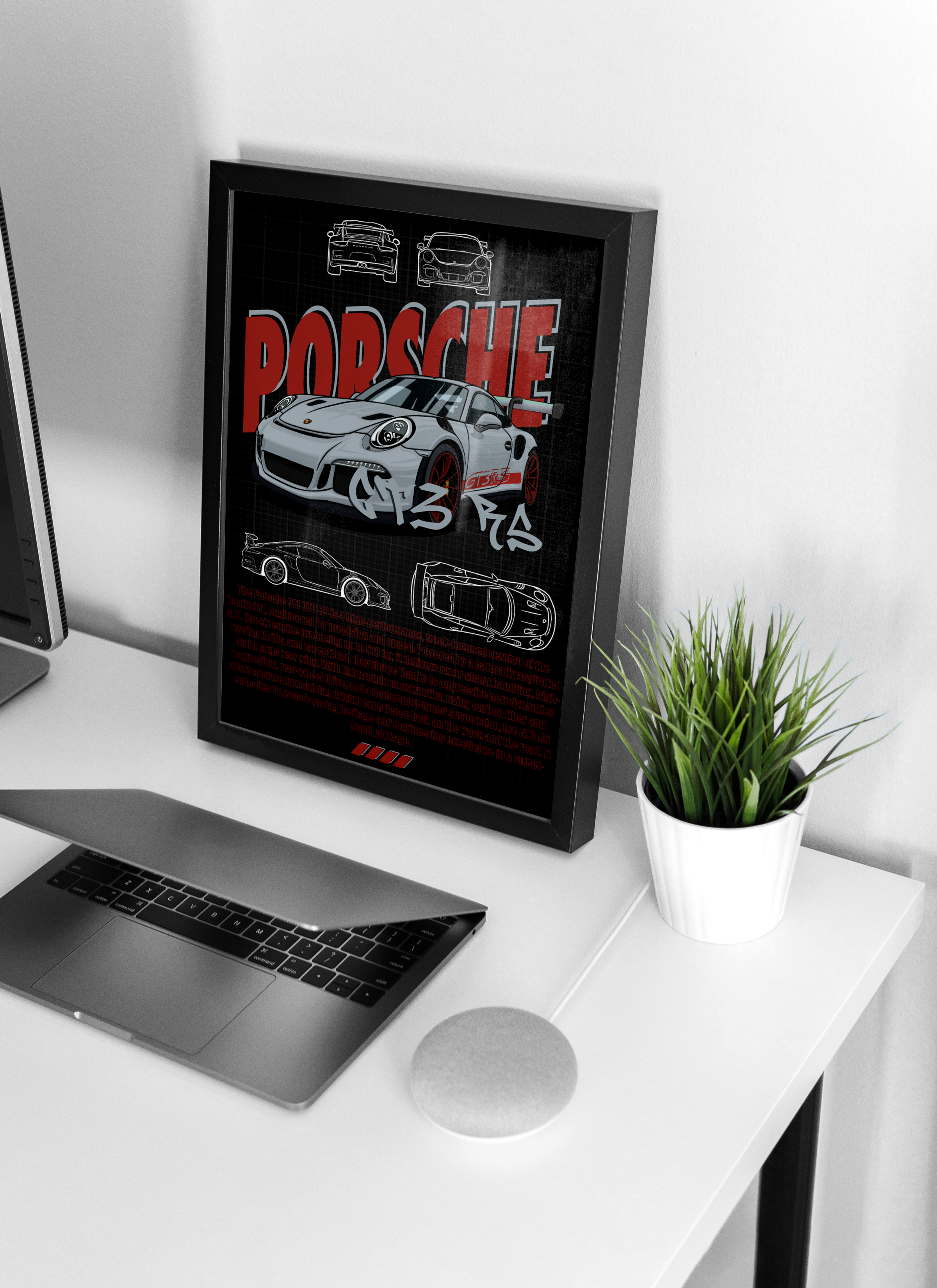 PORSCHE GT3 RS BLUEPRINT