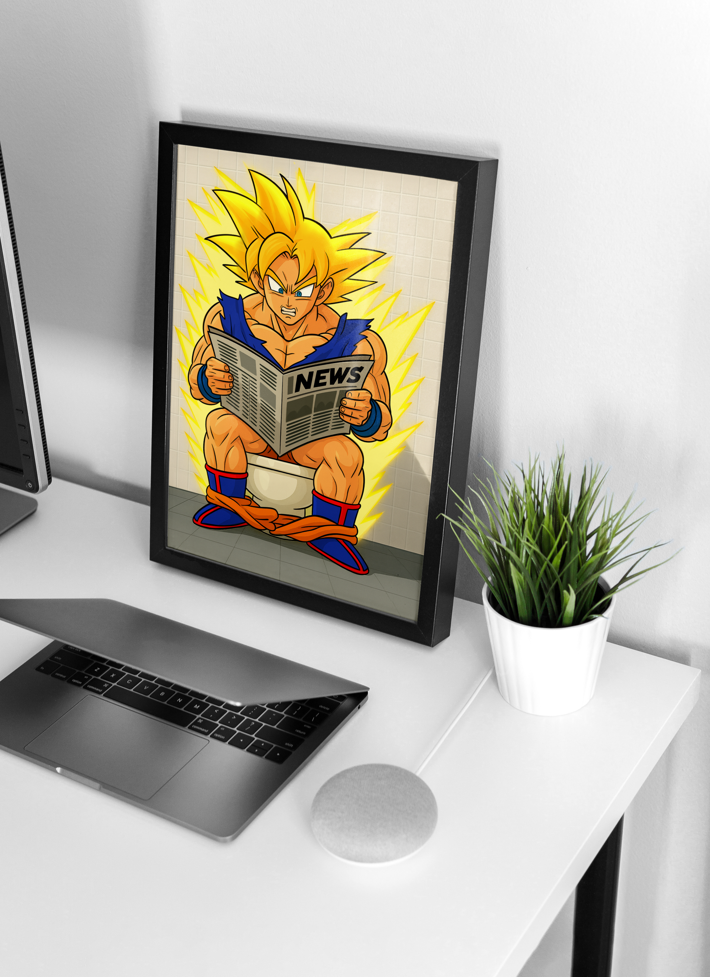 Super Saiyan Goku - Toilet Break Edition