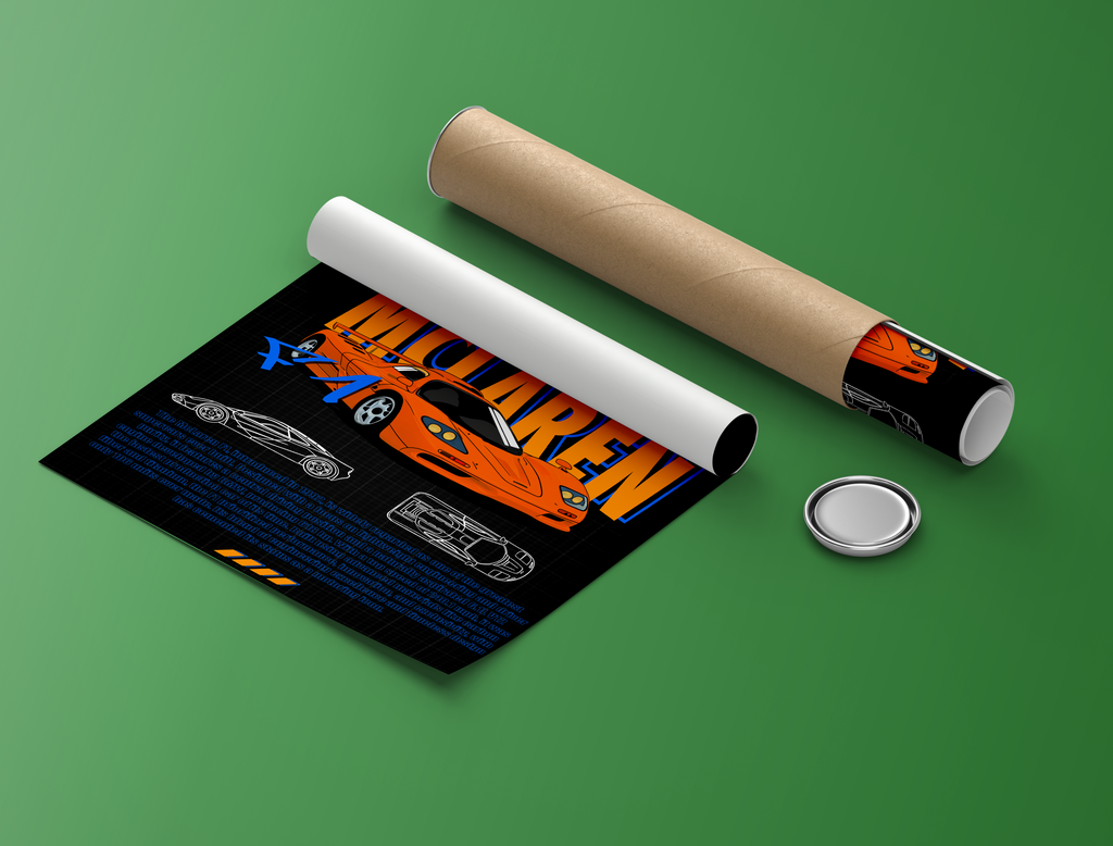 MCLAREN F1 BLUEPRINT