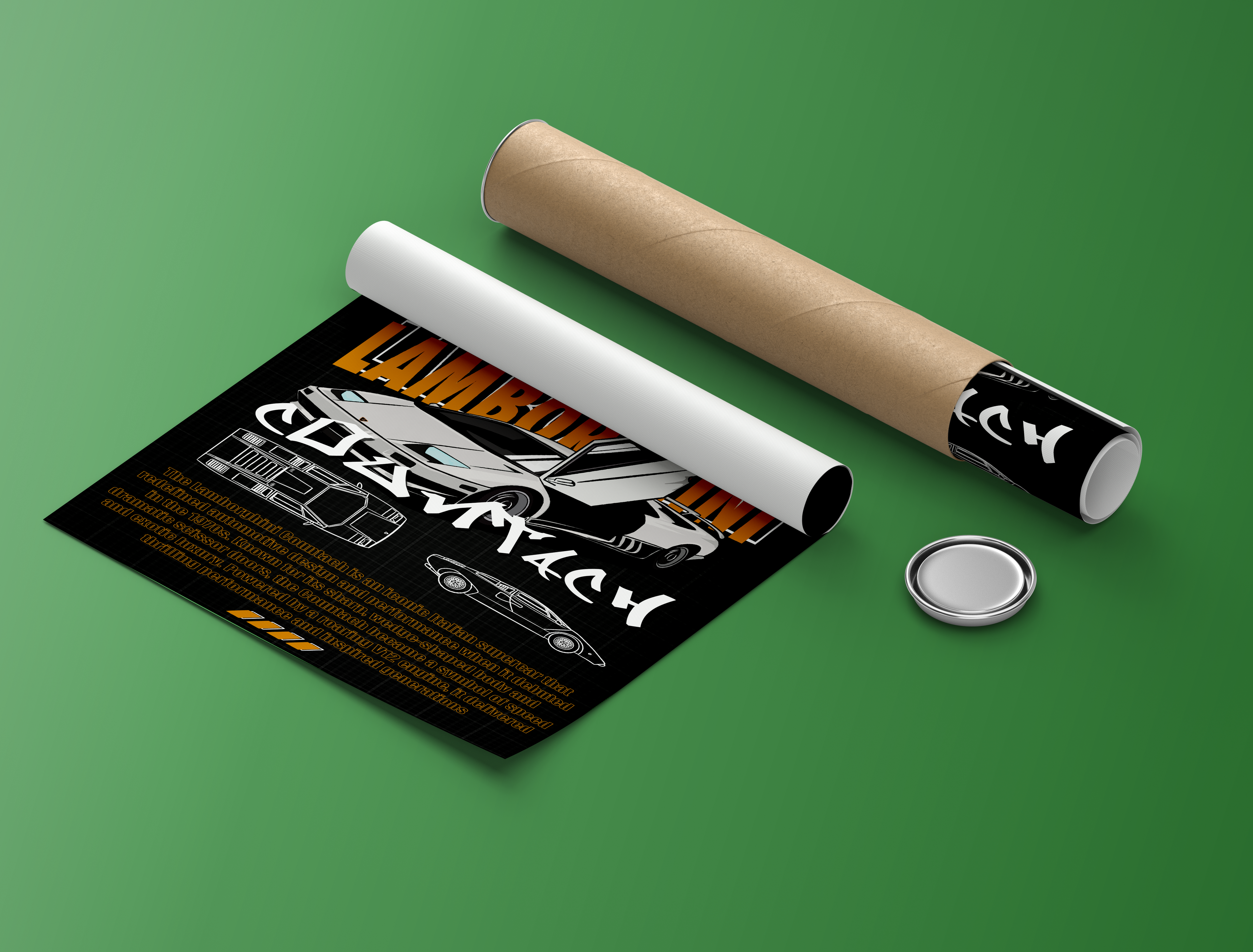 LAMBORGHINI COUNTACH BLUEPRINT