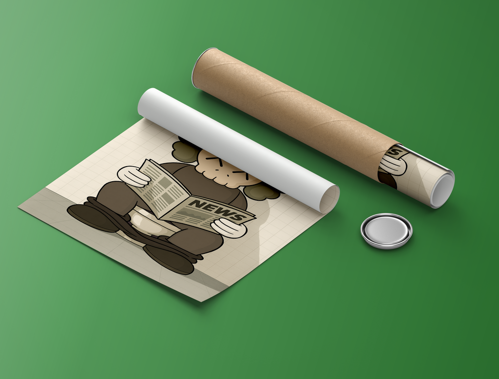 KAWS figure - Toilet Break Edition