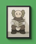 KAWS figure - Toilet Break Edition