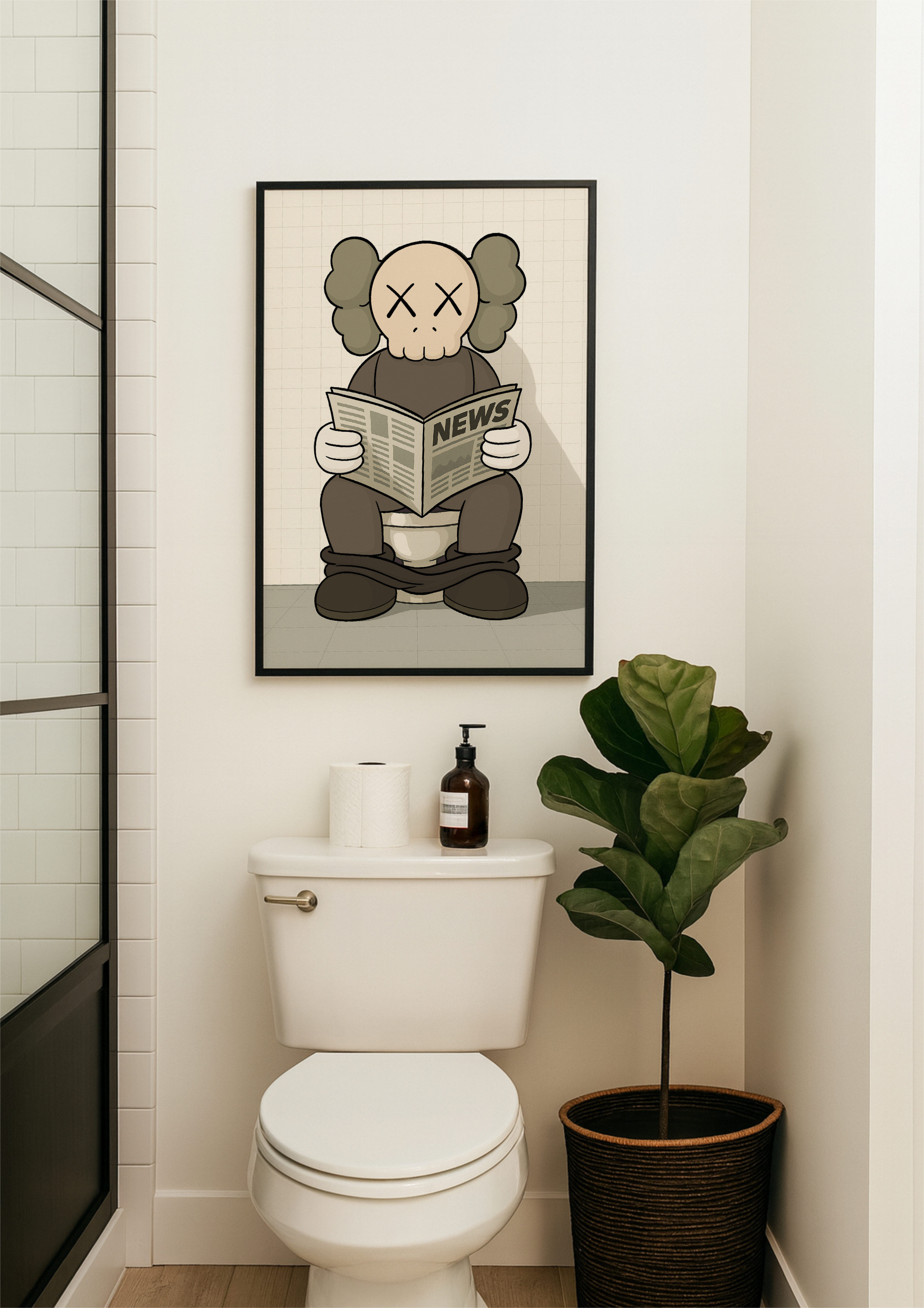 KAWS figure - Toilet Break Edition