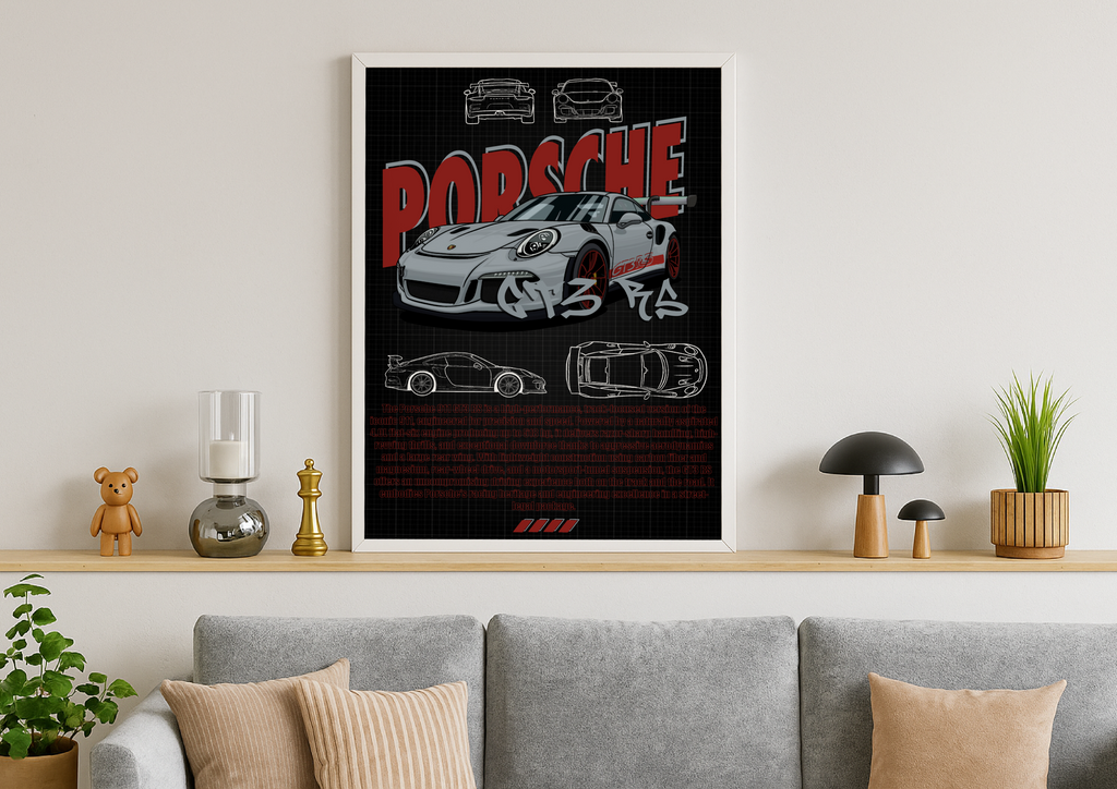 PORSCHE GT3 RS BLUEPRINT