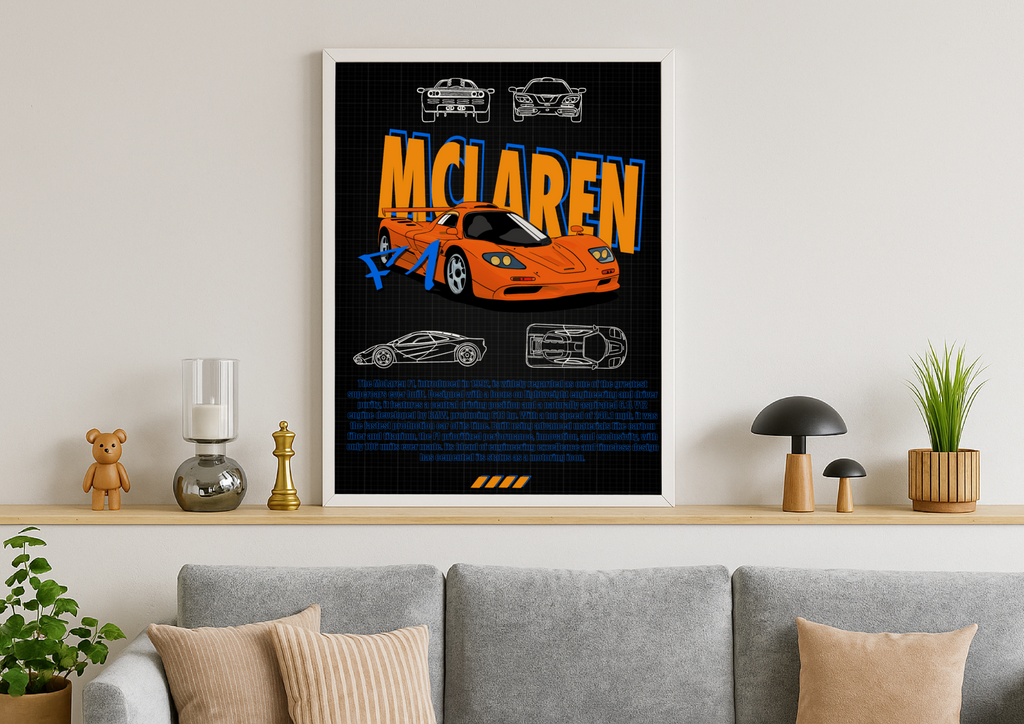 MCLAREN F1 BLUEPRINT